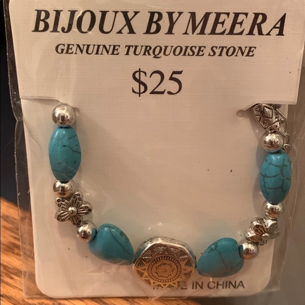 Turquoise stone bracelet